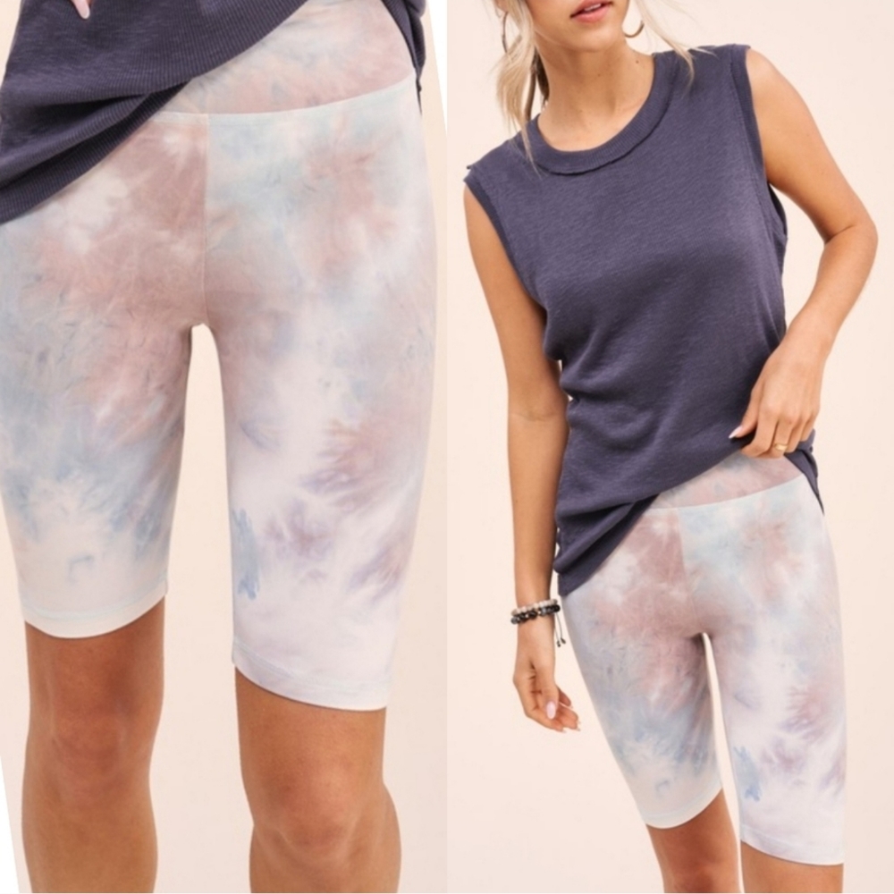 🤎💙 Tie Dye Biker Shorts 💙🤎